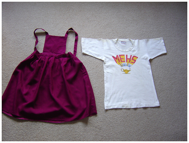 M.E.H.S Kindergarten girls uniform.