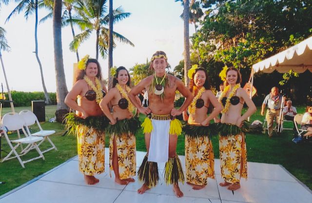 Te Ori Tahiti Dance Troupe Striking a Pose