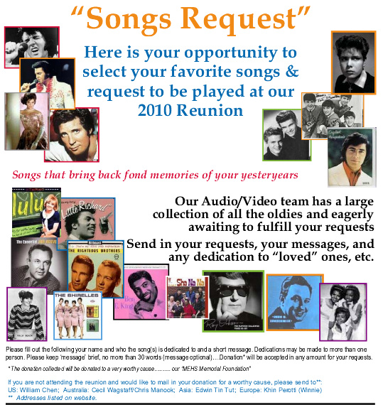 Songs Request Form